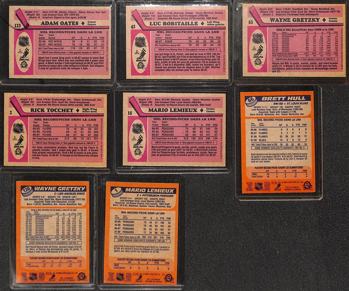 Lot of (2) O-Pee-Chee Hockey Complete Sets of 264 Cards - 1987-88 & 1988-89